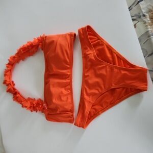 Hollie Watman Orange Bikini Small NWOT